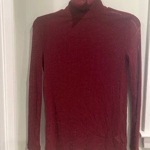 Molly Bracken sheer turtleneck